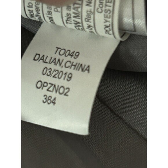 Reebok Kids Unisex XL Plus 18 Gray Dalian Puffer Full Zip Coat Jacket Mock Neck - Picture 8 of 16